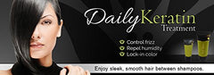 Keratin Express Daily Sleek finish; promotes a polished look between shampoos.