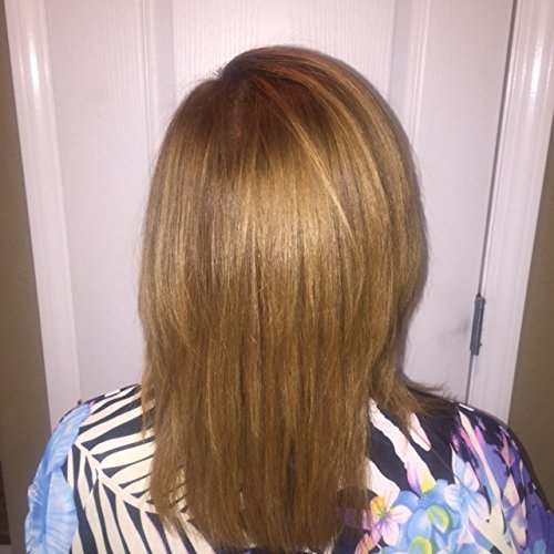 Keratin Express-treated hair appears smooth and shiny after treatment.