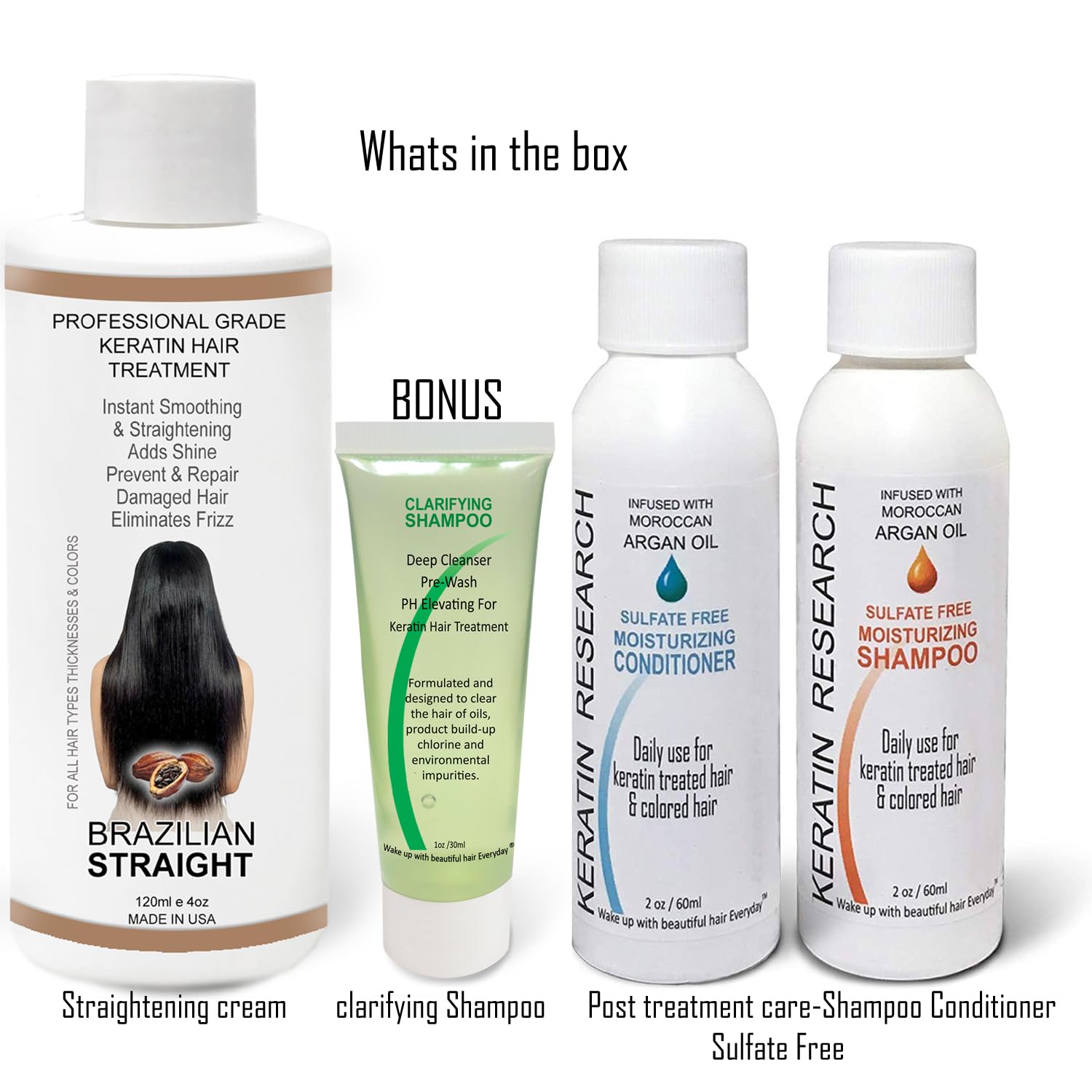 KERATIN RESEARCH Clarifying shampoo 30ml highlights pre-treatment cleansing for optimal results.