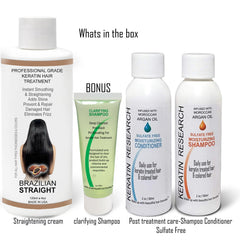 KERATIN RESEARCH Clarifying shampoo 30ml highlights pre-treatment cleansing for optimal results.