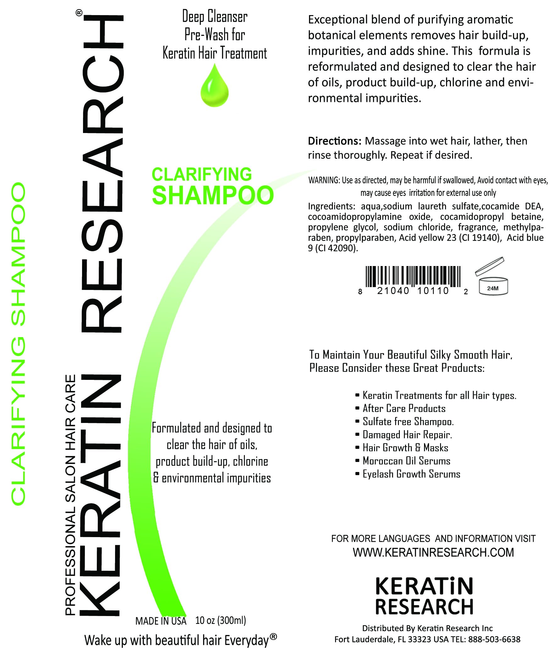 Keratin Research deep-clean cuticle close-up showing residue removal action.
