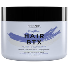 Kerazon Blonde BTX Mask bottle pour shows even application and brass control.