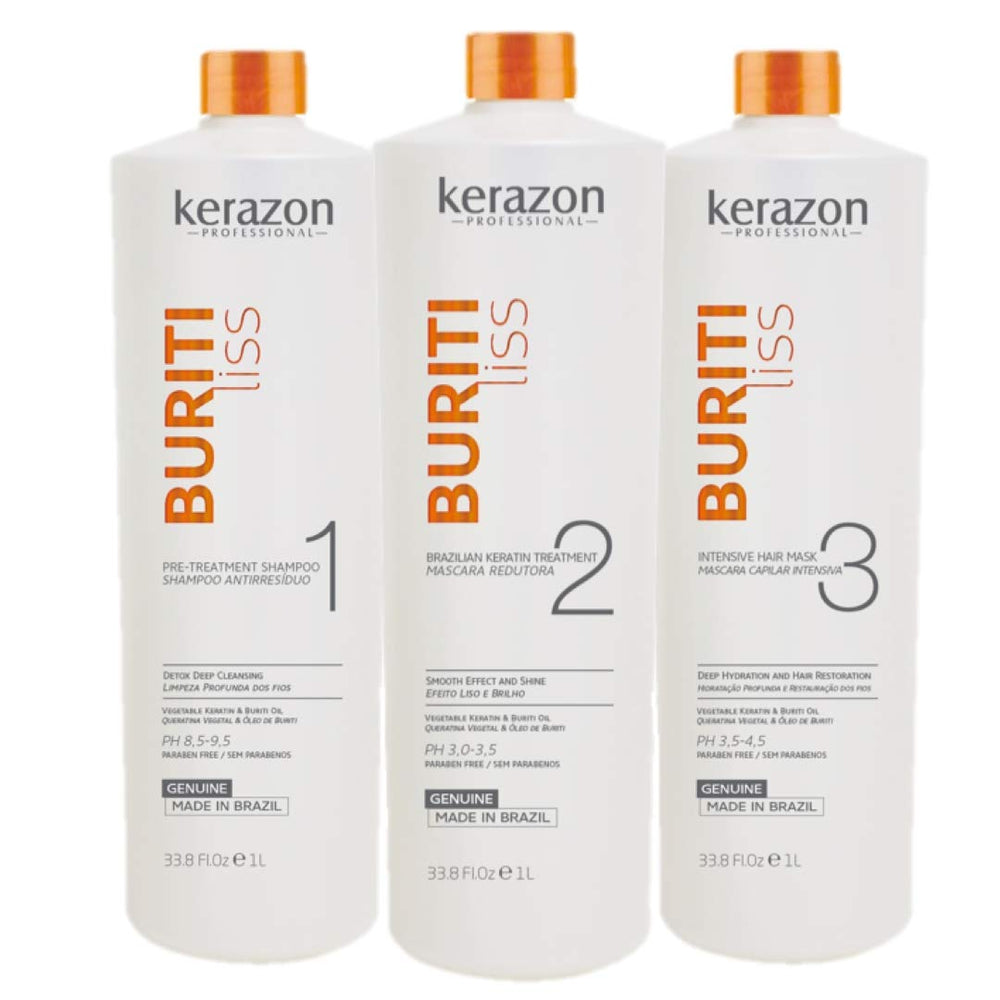 Kerazon Brazilian Keratin Kit with pumps bottle for easy application
