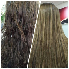 Kerazon Brazilian Keratin Treatment packaging on display