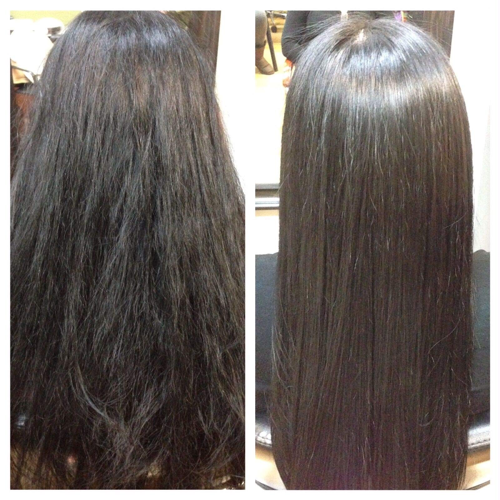 Application scene with Buriti Liss showing at-home styling