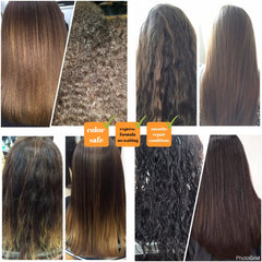 Kerazon Buriti Liss ingredients closeup emphasizes rich botanicals for hair health