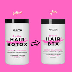 Kerazon Intensive BTX Treatment rinse scene during application