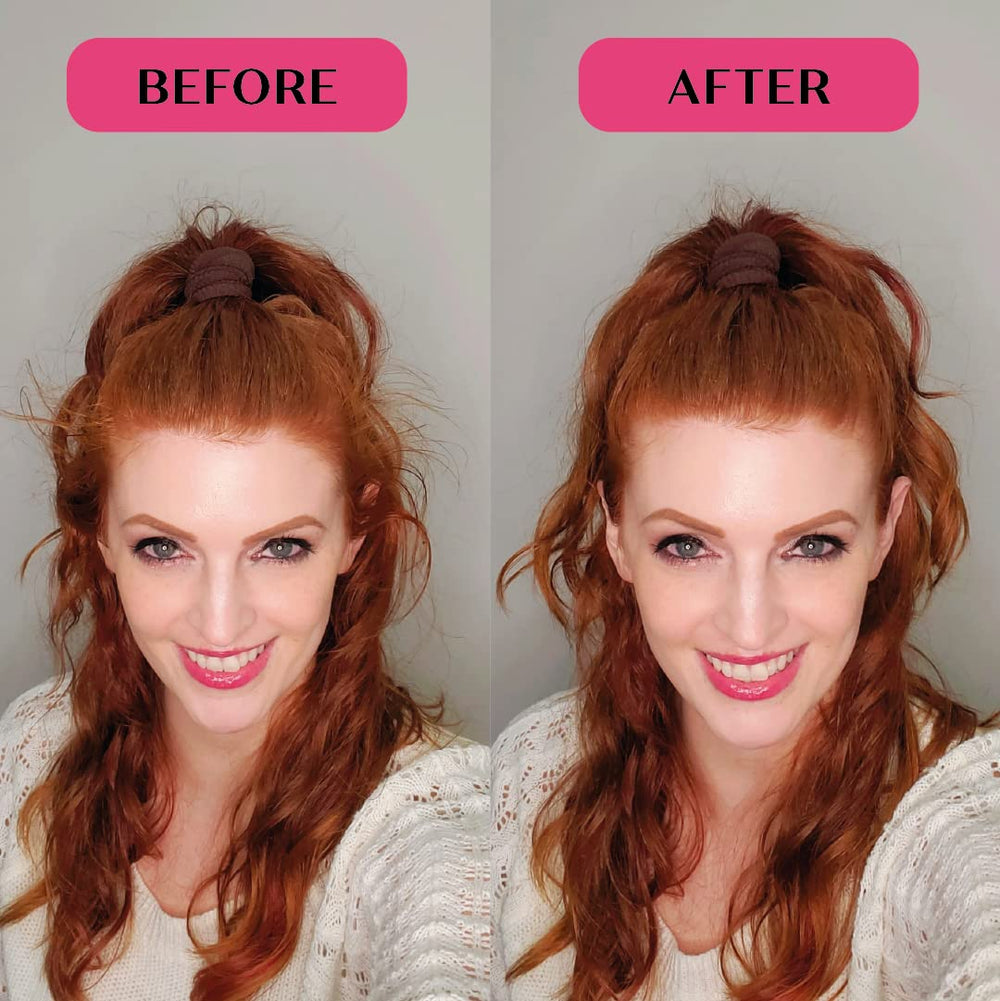 Kerotin Flyaway quick-dry formula leaves no sticky residue.