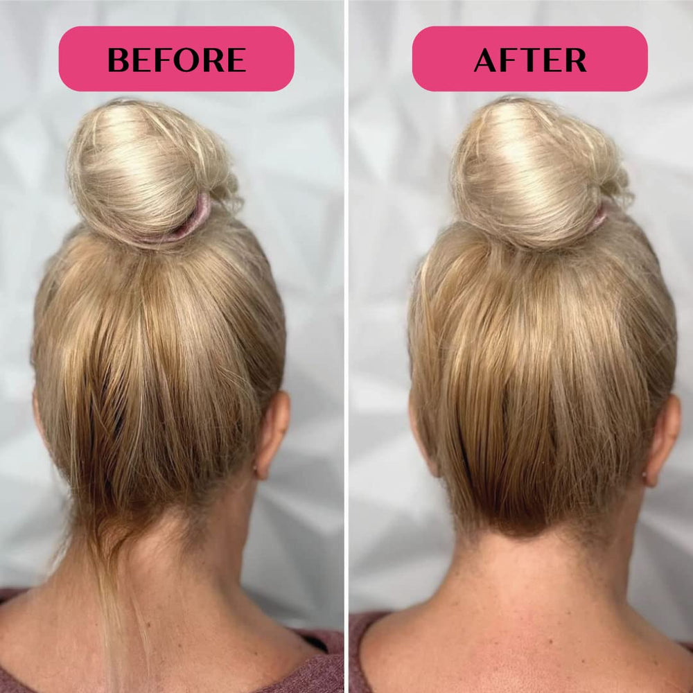 Kerotin Flyaway finishing stick application for precise edge smoothing.