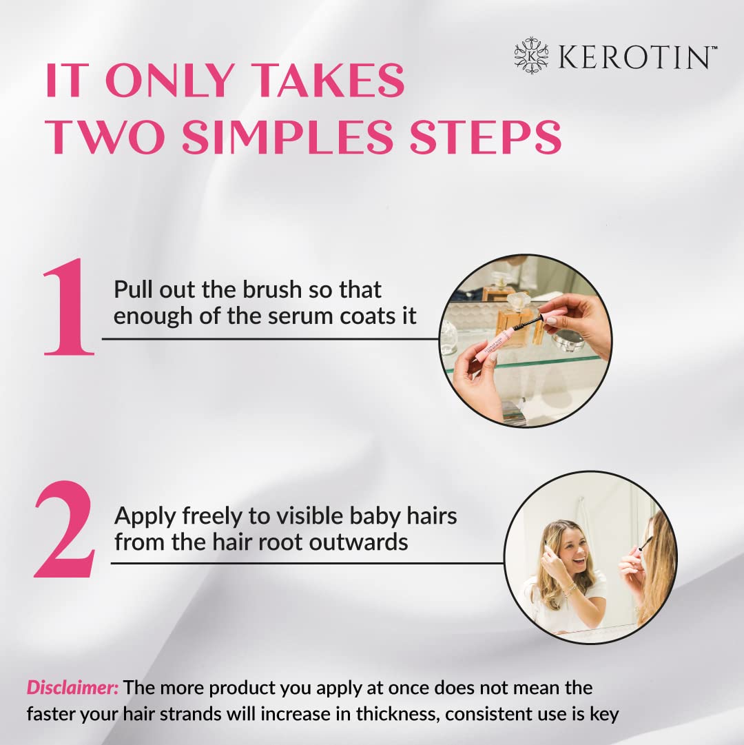 Kerotin Flyaway portable packaging for on-the-go touch ups.