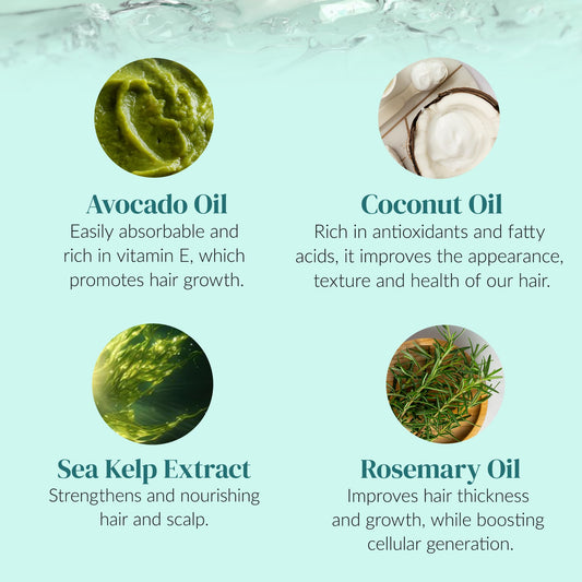 K Kerotin hair growth conditioner tube offering lightweight hydration for resilient strands