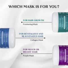 K Kerotin Keratin Freshening Mask cruelty-free and USA-made reassurance of quality.
