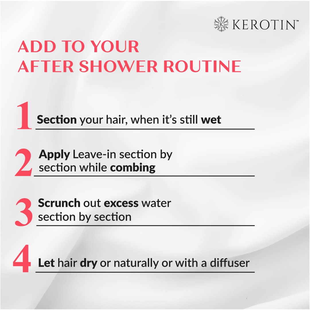 USA-made Kerotin Leave-in Conditioner cruelty-free label.