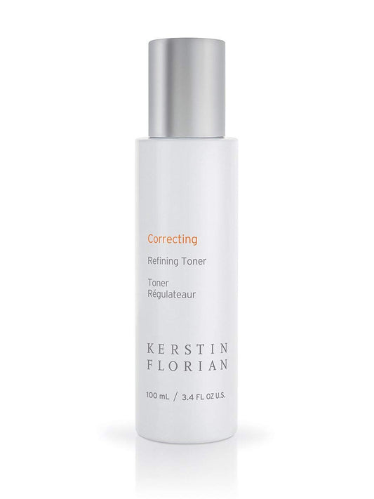 Kerstin Florian Correcting Refining Toner bottle close-up showing pore refinement potential