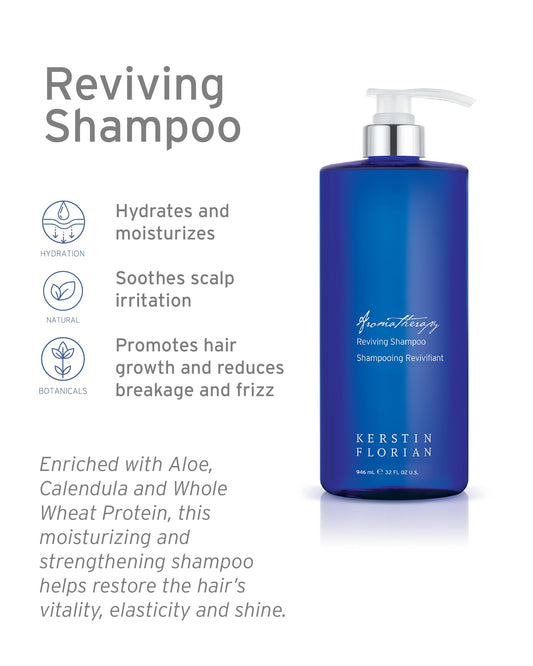 Kerstin Florian Reviving Shampoo lather forming on hair for gentle cleansing