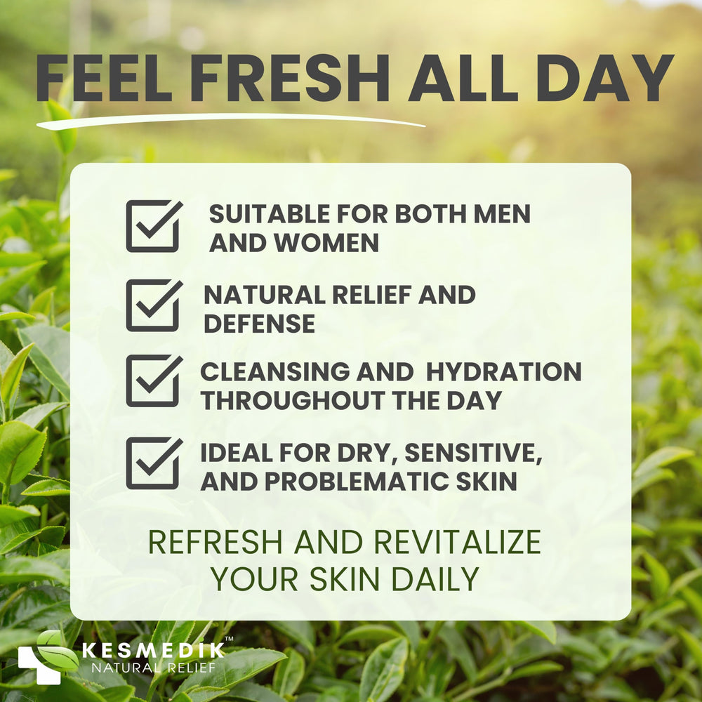 KESMEDIK Tea Tree Body Wash athletic-care, ready for gym and post-workout use.