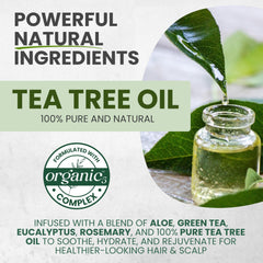 KESMEDIK Tea Tree Oil Conditioner packaging emphasizing sulfate-free formula for daily use.