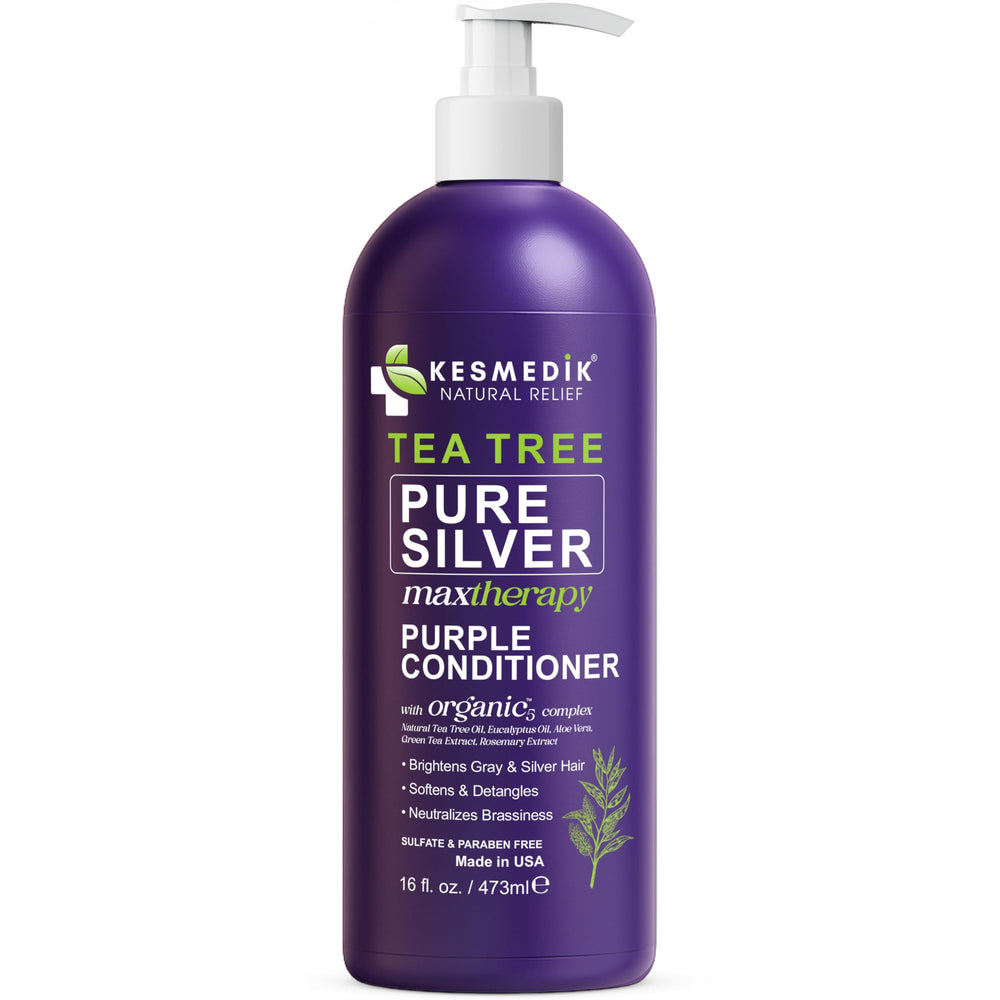 KESMEDIK Tea Tree Purple Conditioner ingredients include hydrolyzed collagen and silk for strength