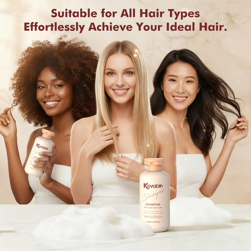 Lather from Kevabin shampoo adds volume and body to hair.