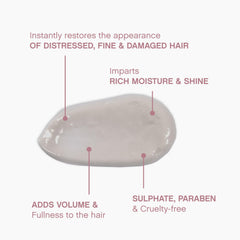 Lotus Flower Extract focus image highlighting nourishing properties in Angel.Masque.