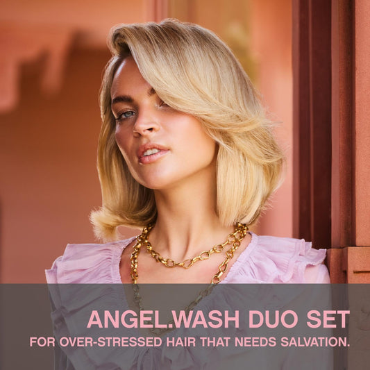Kevin Murphy ANGEL.RINSE bottle provides lightweight conditioning without weigh-down