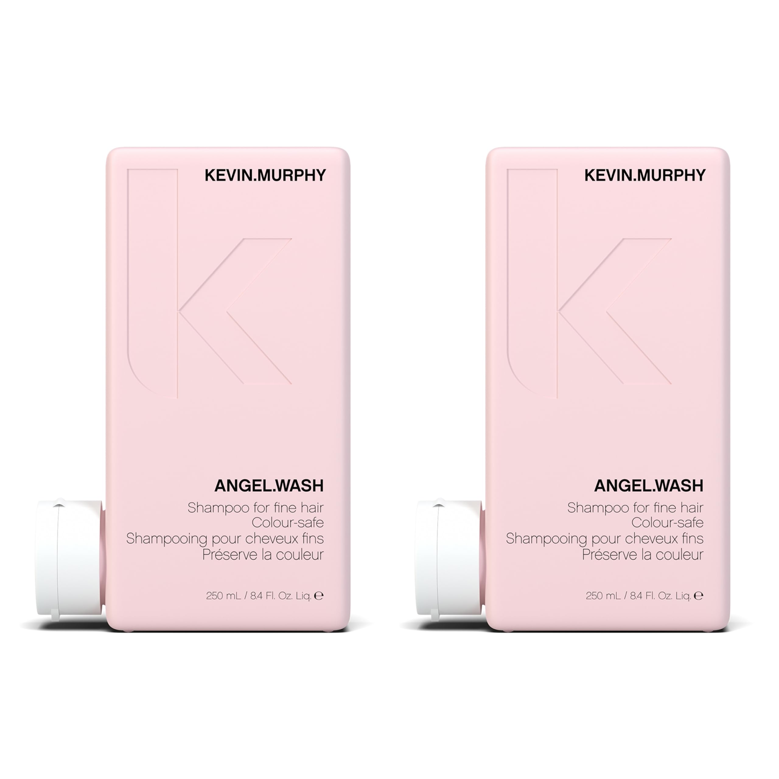 Kevin.Murphy Angel.Wash bottle front view in a two-pack for color protection.
