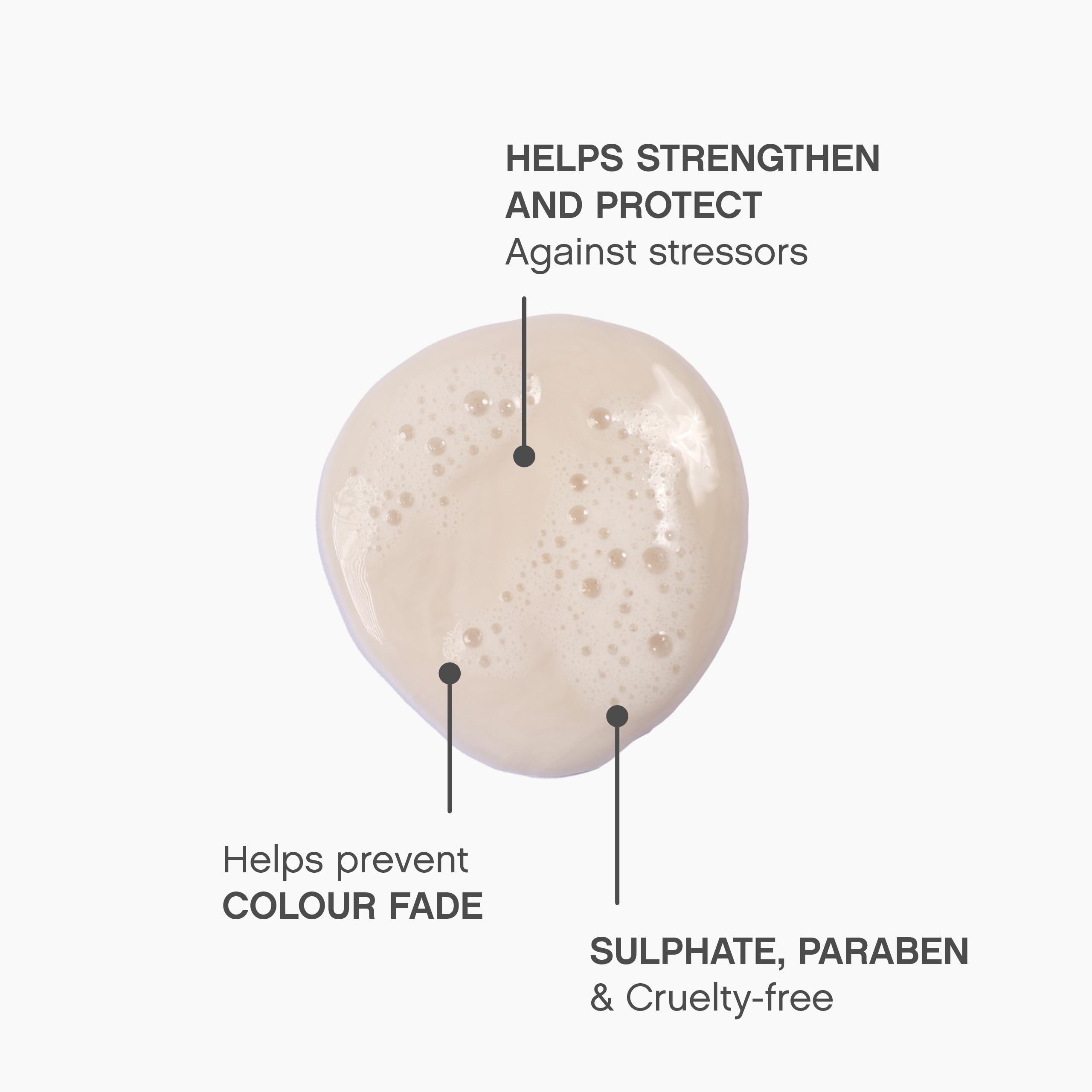 Kevin.Murphy Angel.Wash bottle shows Hydrolyzed Oat Protein for added body.