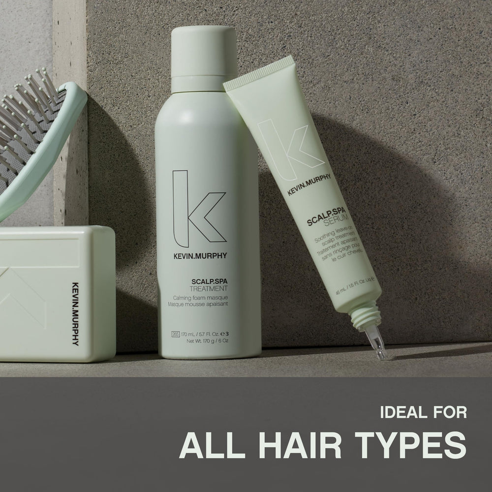 KEVIN.MURPHY Celery Seed Extract highlighted as a natural soothing ingredient in the formula.