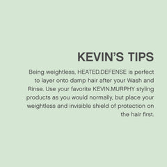 KEVIN.MURPHY Cruelty-free icon signals ethical, animal-friendly hair care.