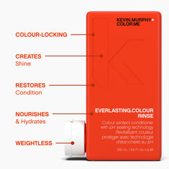 After-use hair texture appears smoother with KEVIN.MURPHY Everlasting Colour Rinse