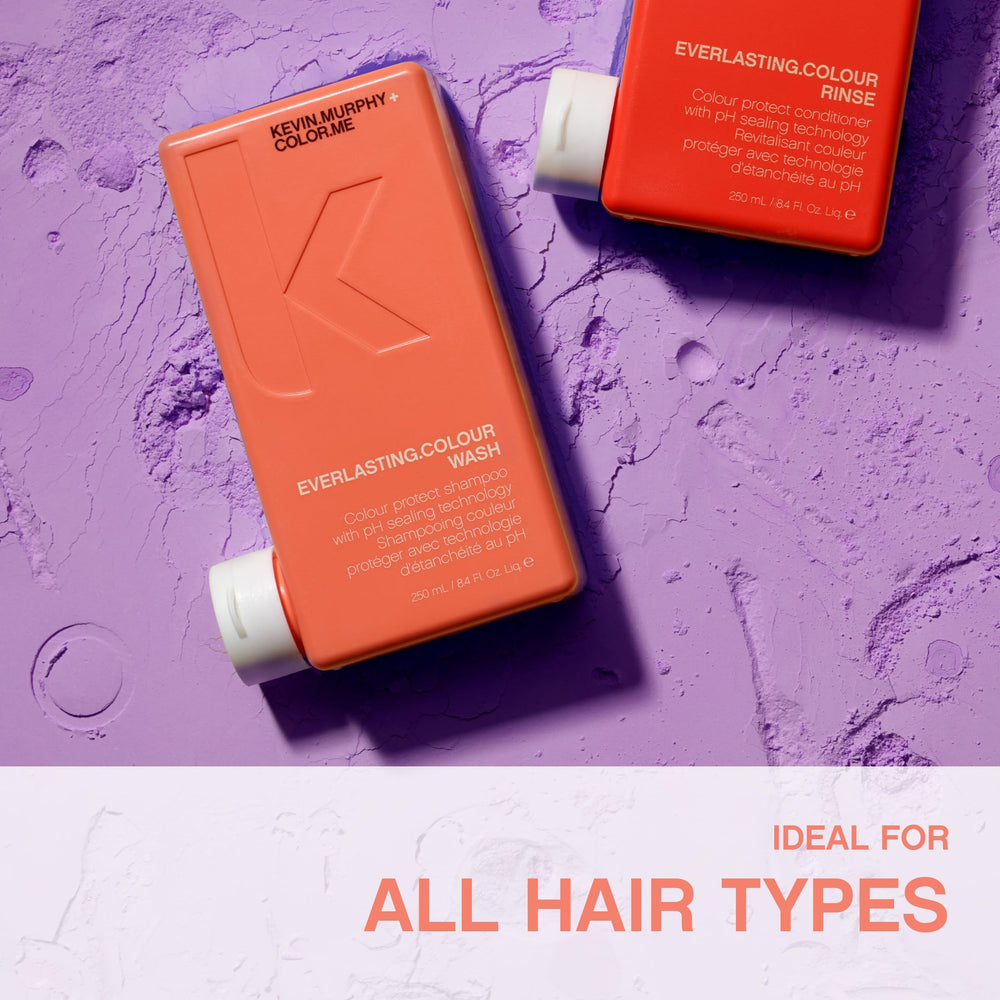 KEVIN.MURPHY Everlasting Colour Wash minimal suds emphasizes sulphate-free, colour-safe cleansing