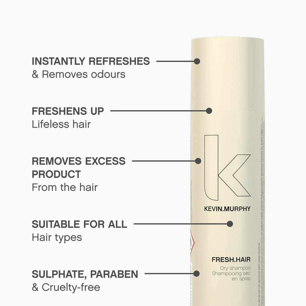 KEVIN.MURPHY Fresh.Hair packaging side view with product details