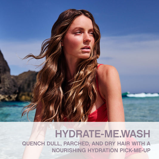 KEVIN.MURPHY Hydrate-Me.Wash shampoo lather demonstrates gentle cleansing for dry hair