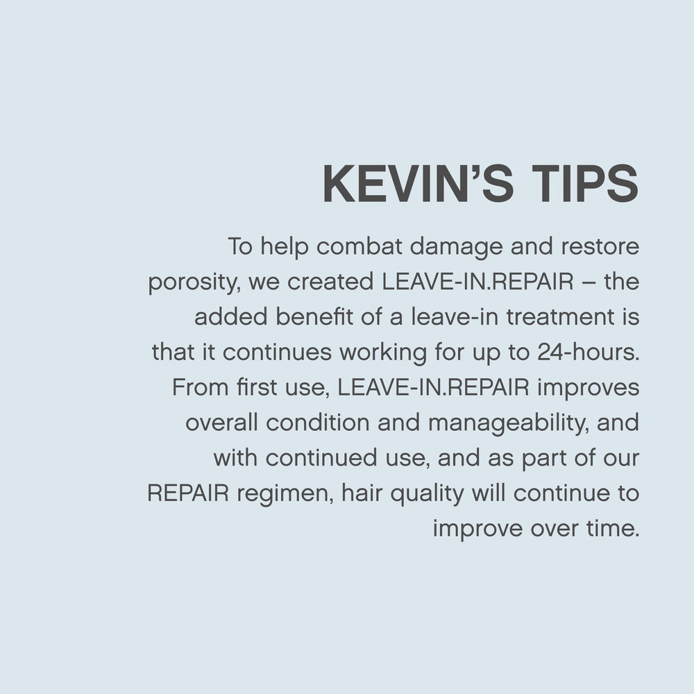 Cruelty-free and sulfate-free Leave-In.Repair formula highlights clean care
