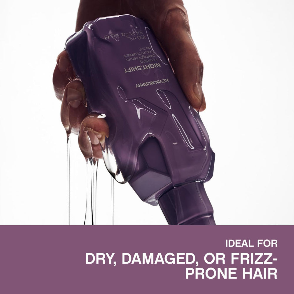 KEVIN.MURPHY Night.Shift soft hair after use, highlighting gentle conditioning.