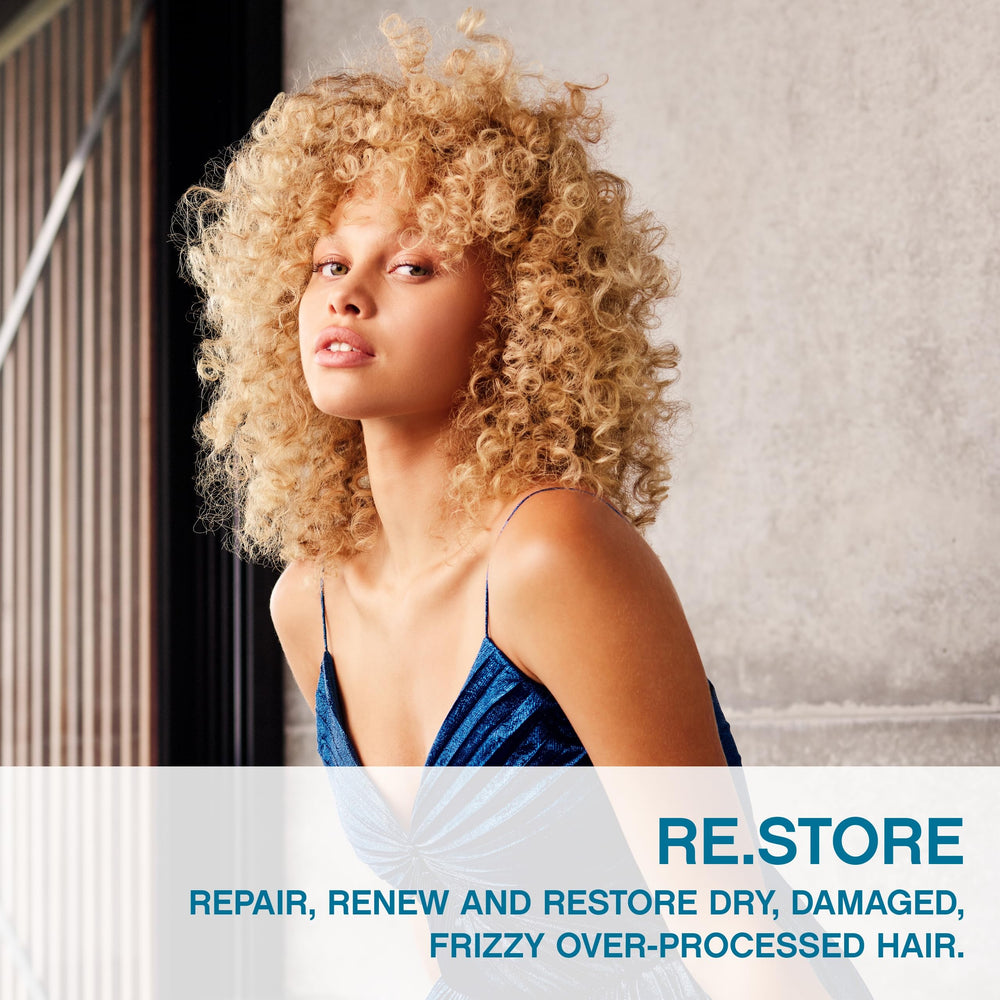 Kevin.MURPHY RE.STORE cleansing application shown as creamy lather for nourishment.