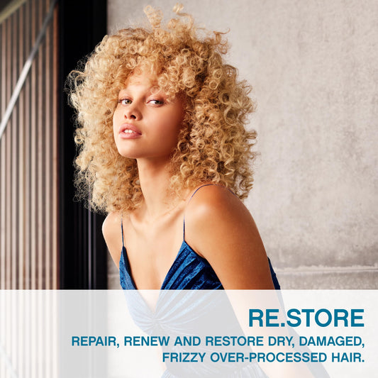 KEVIN.MURPHY RE.STORE before-after texture image showing repair potential