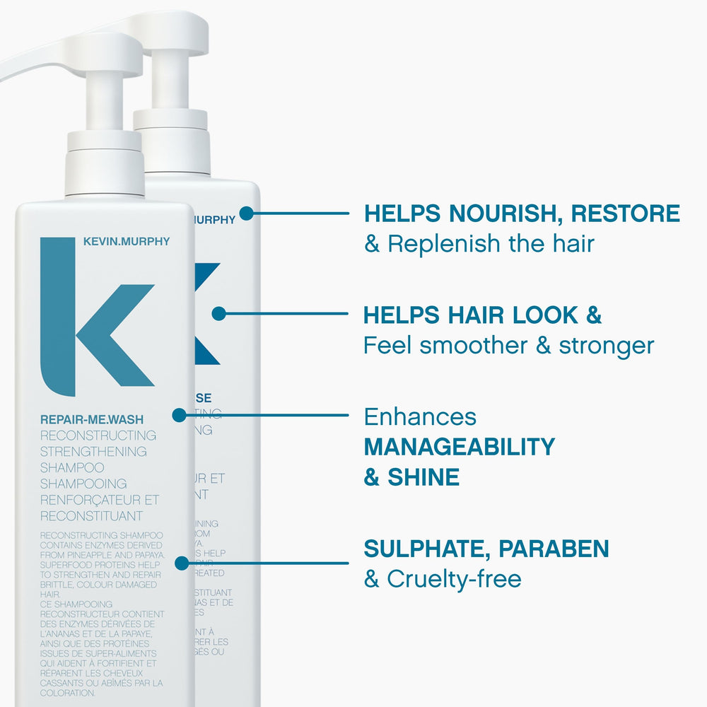 KEVIN.MURPHY Repair-Me.Rinse hair smooth application for improved manageability.