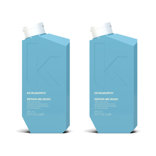 Kevin.MURPHY Repair.Me.Wash bottle front, hydrating shampoo for damaged, frizzy hair.