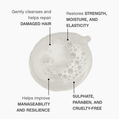 Kevin.MURPHY Repair.Me.Wash silk amino acids detail for silky, smooth hair.