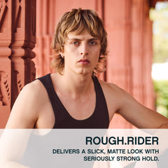 KEVIN.MURPHY ROUGH.RIDER clay shows a moldable texture for easy reshaping.