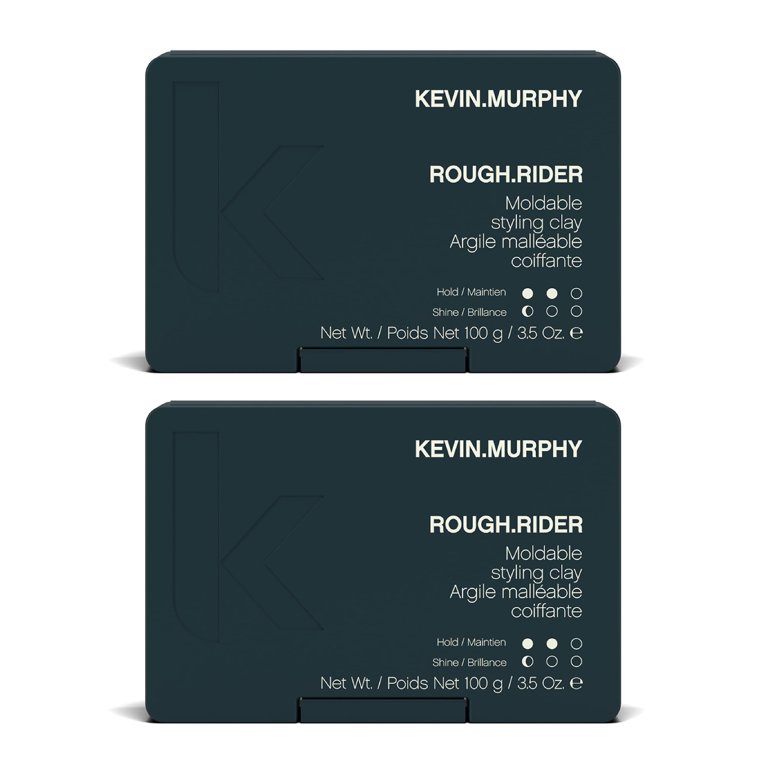 Kevin.Murphy Rough.Rider clay delivers strong hold with a gritty matte texture for styling