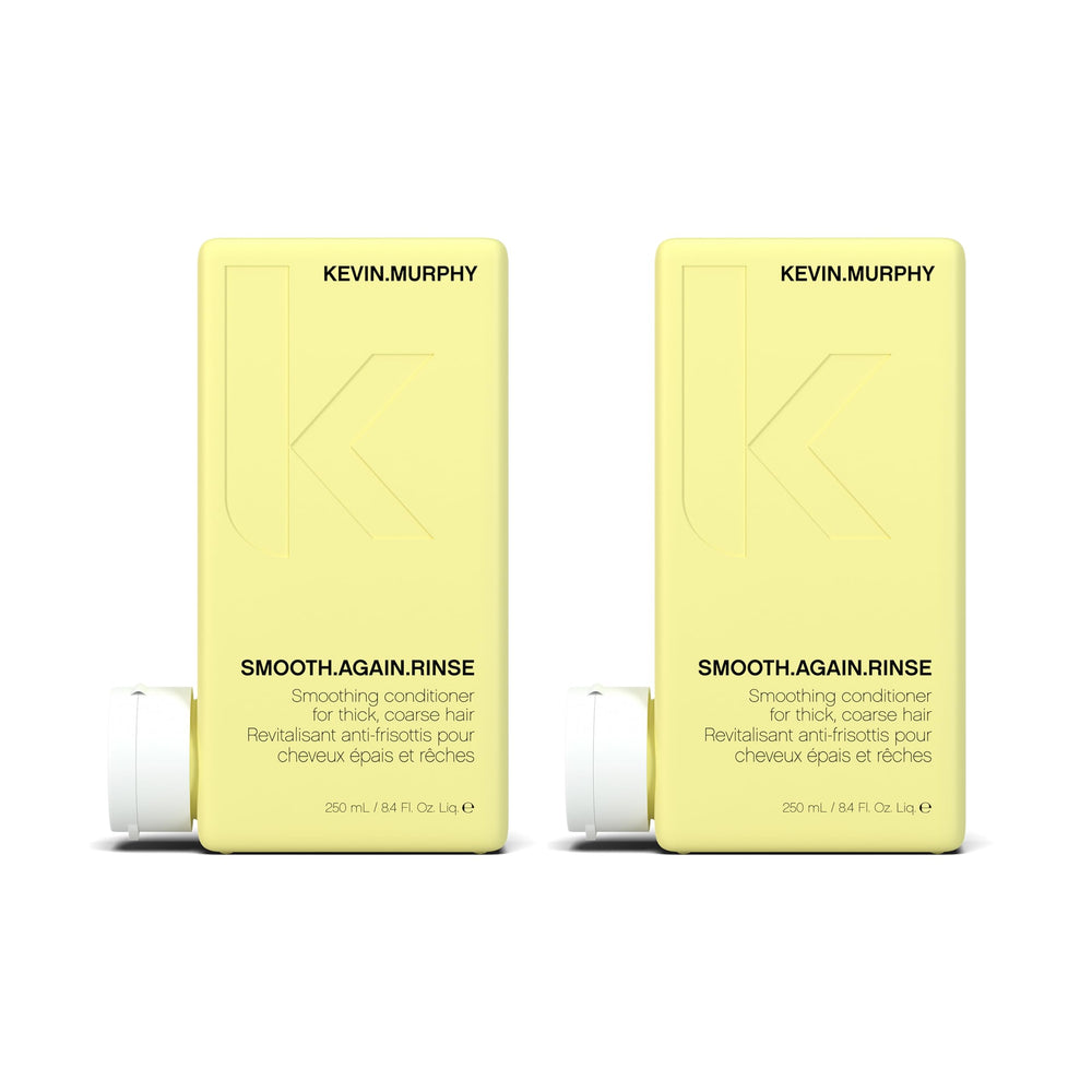 KEVIN.MURPHY Smooth.Again Rinse bottle closeup showing smoothing for thick hair.
