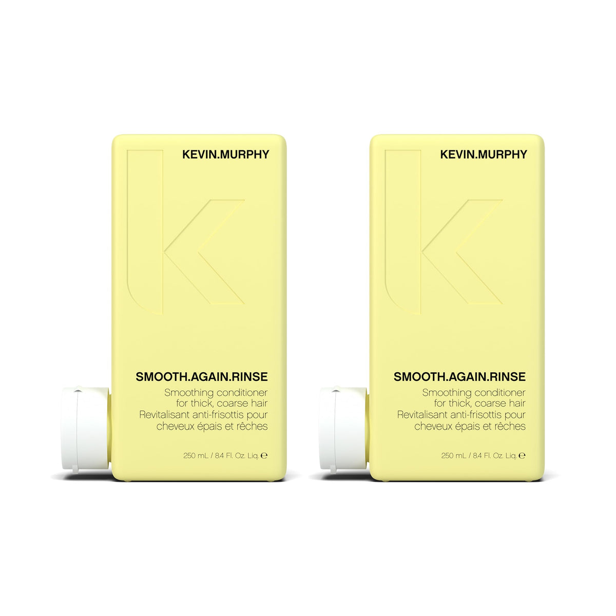KEVIN.MURPHY Smooth.Again Rinse bottle closeup showing smoothing for thick hair.