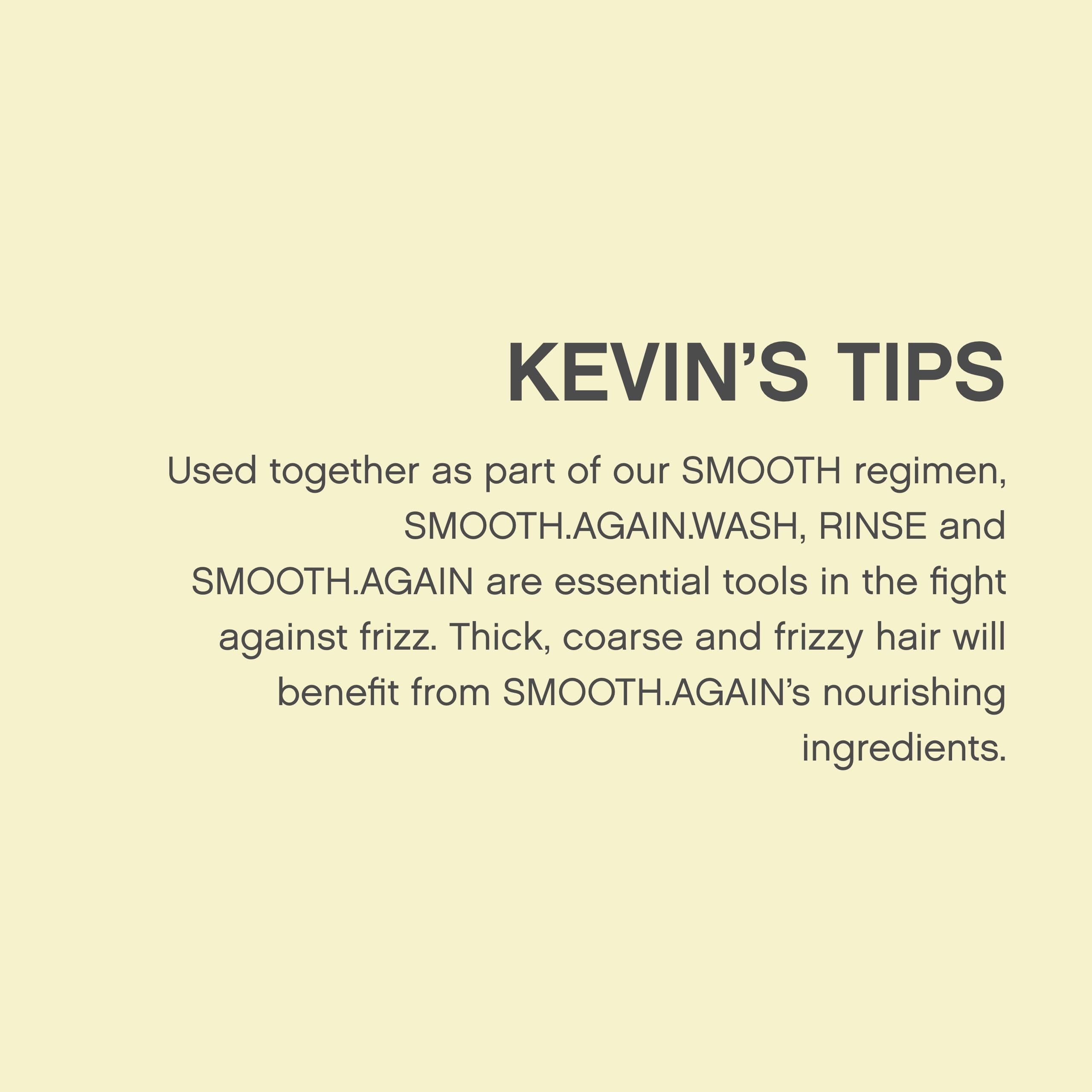KEVIN.MURPHY Smooth.Again Rinse monoi oil and keratin detail closeup.