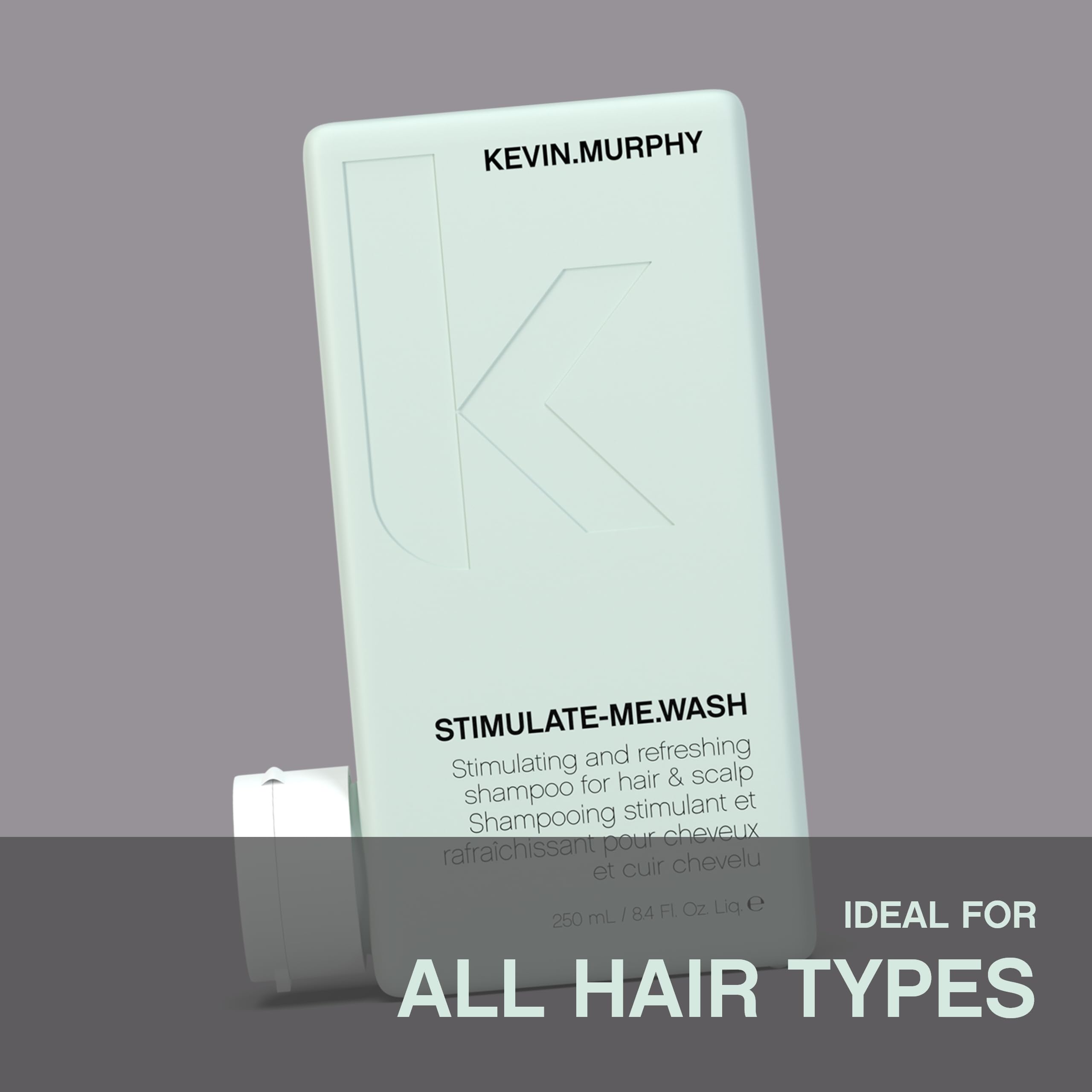 KEVIN.MURPHY Stimulate-Me.Wash pack shows sulfate-free and cruelty-free formula.