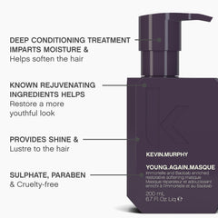 KEVIN.MURPHY Young.Again.Masque damaged hair nourished with rich conditioning.