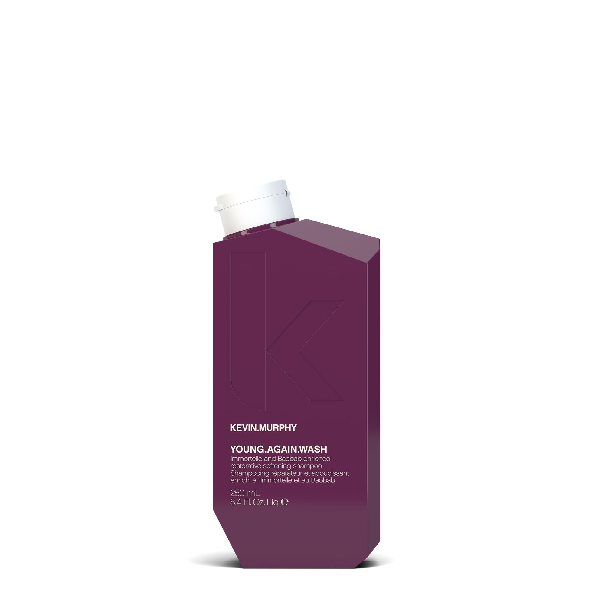 Kevin Murphy Young Again Wash bottle for a refreshing daily cleanse.