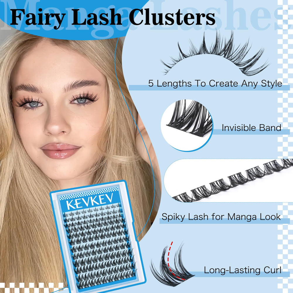 KevKev Lash Bond and Seal bottle demonstrates quick-drying formula for lasting wear.