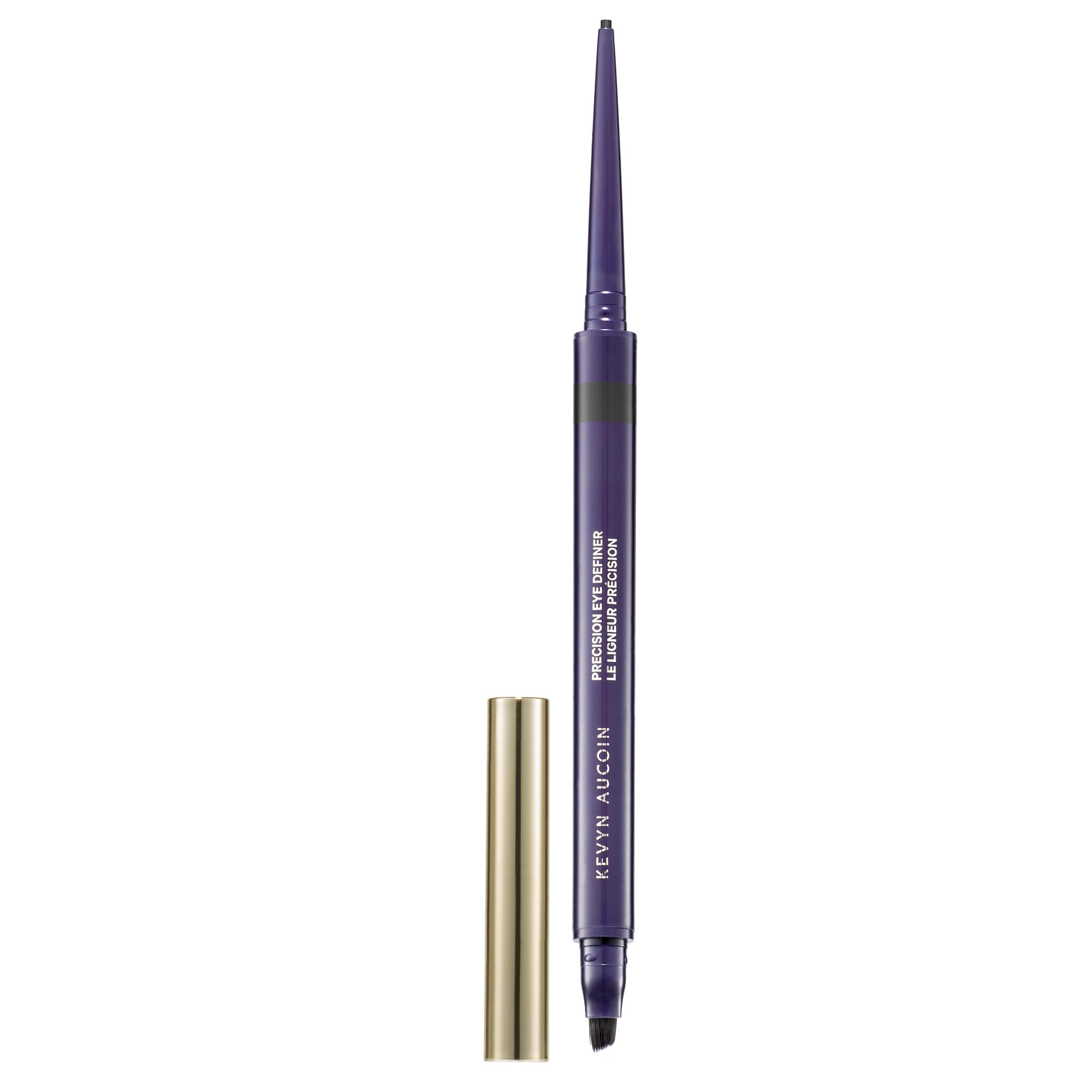 Kevyn Aucoin Precision Eye Definer tip close-up demonstrates ultra-fine gel for precise lines.